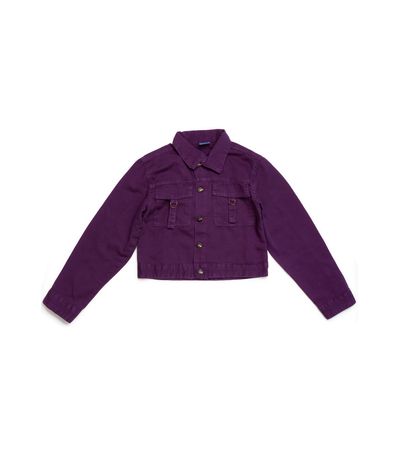 Jaqueta Cropped Relaxed Fem Sarja 35378