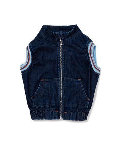 Colete Bomber Masc C/Elas Jeans  35427Z